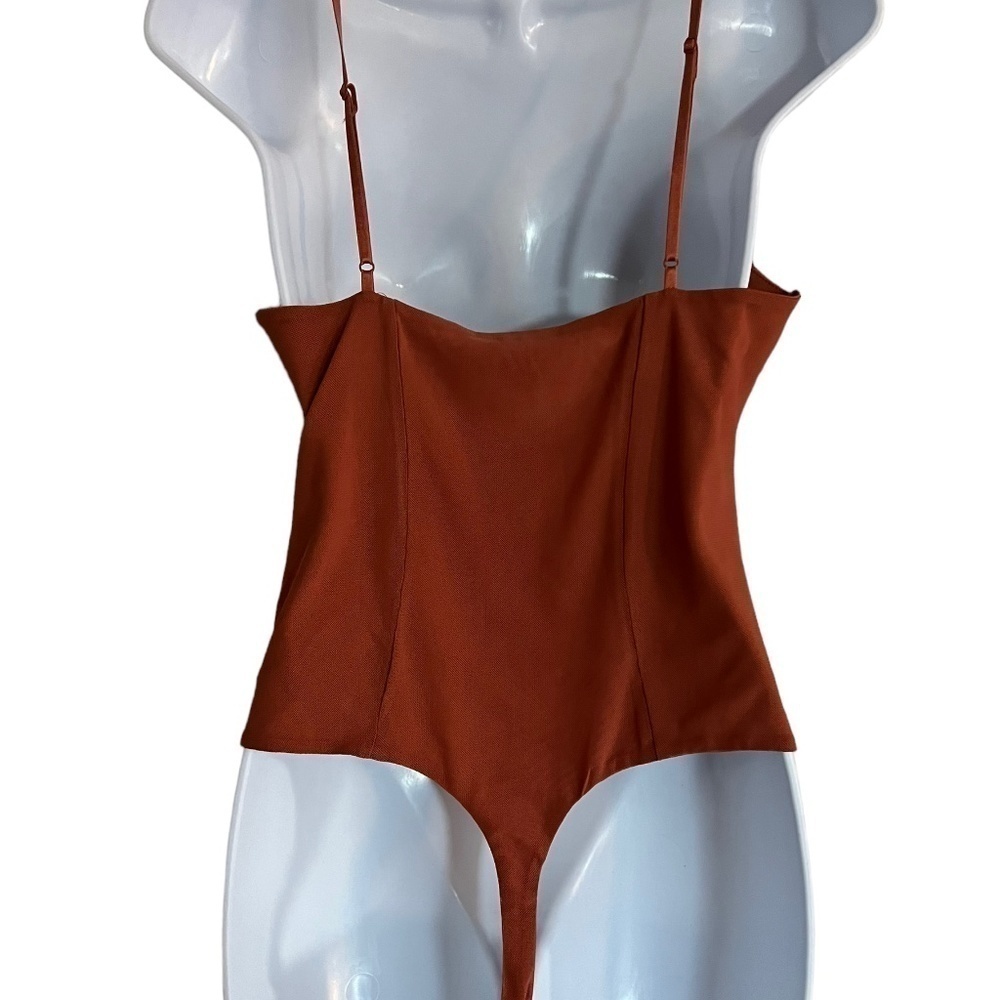 Bar III | Burnt Orange Thong Bodysuit | NWT - Picture 4 of 5